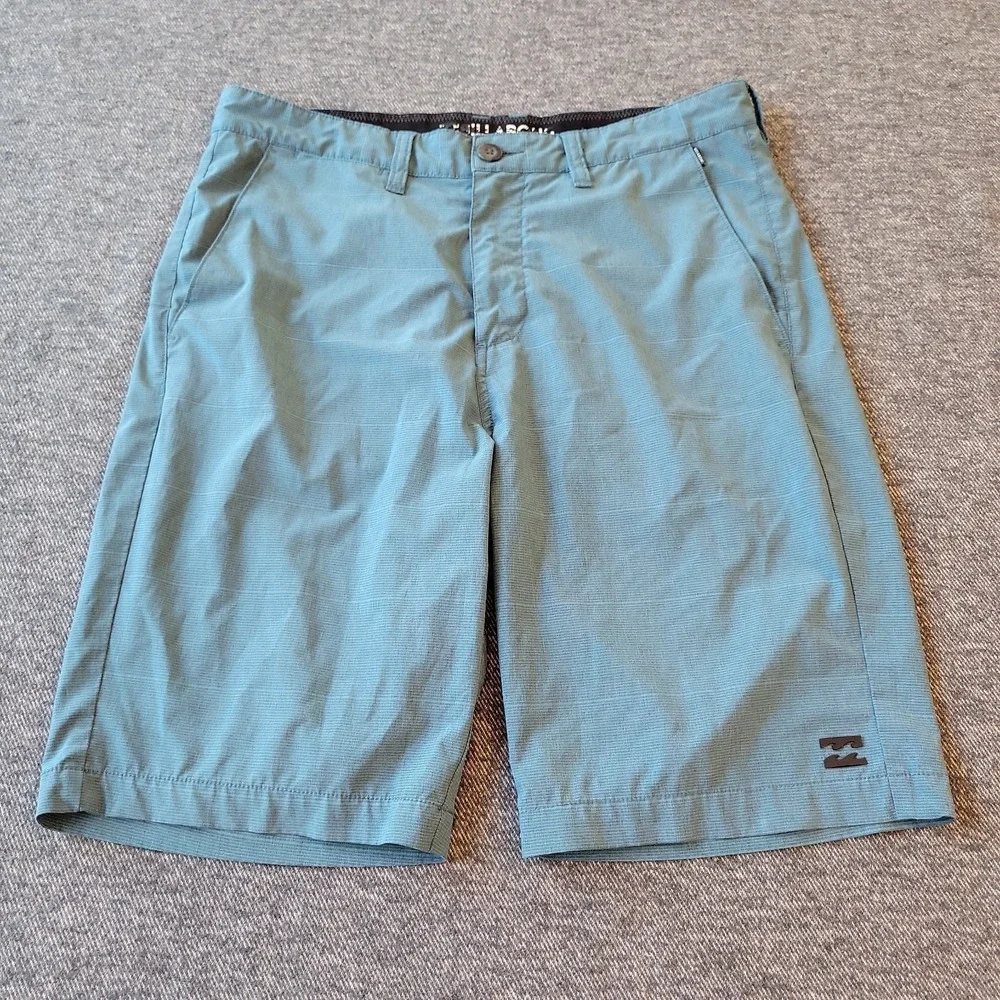 Billabong Shorts Men's 31 Crossfire Submersibles Blue Hybrid Board Surf Swim